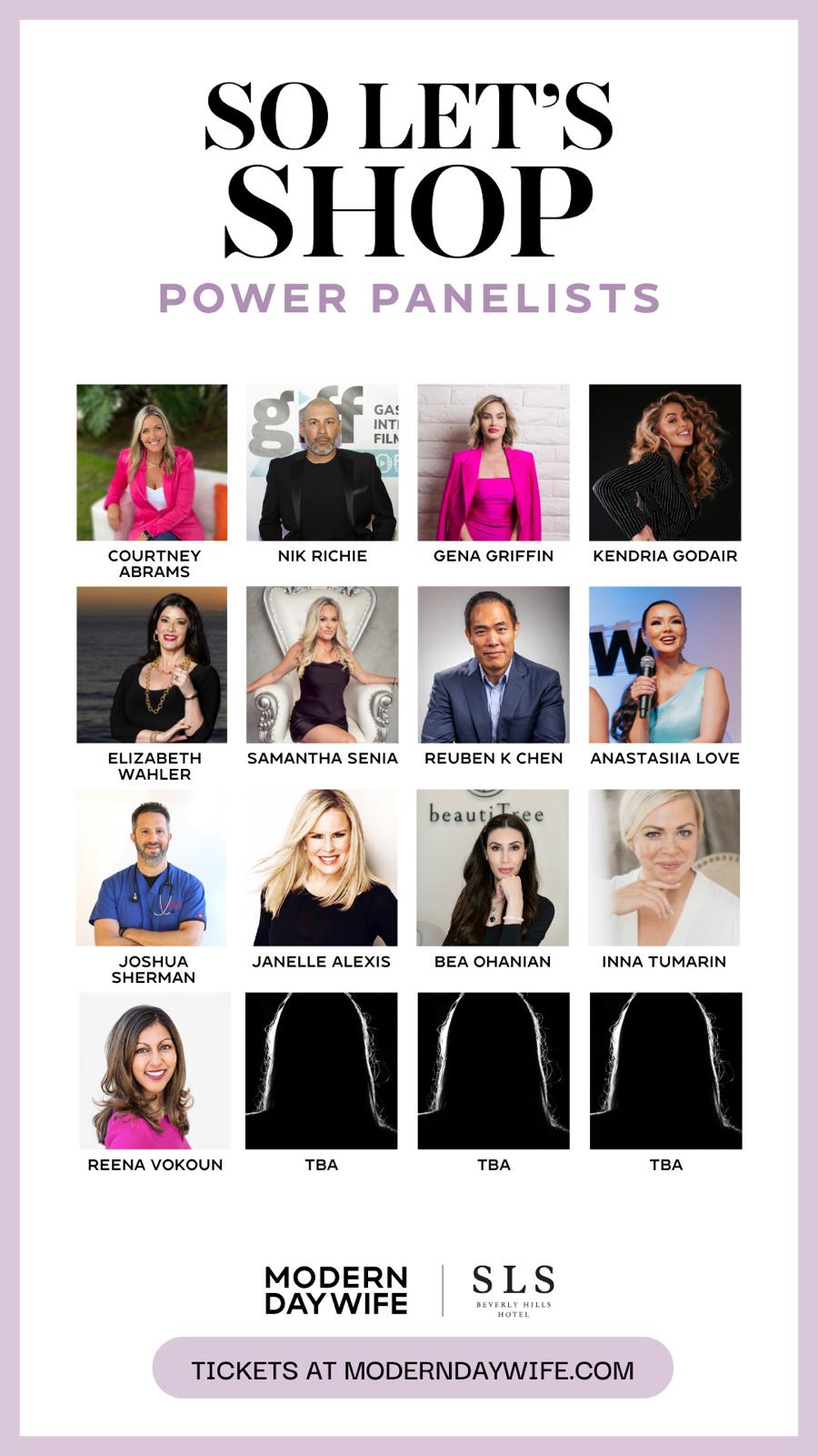 Janelle Alexis - So Let's Shop Power Panelists at SLS Beverly Hills