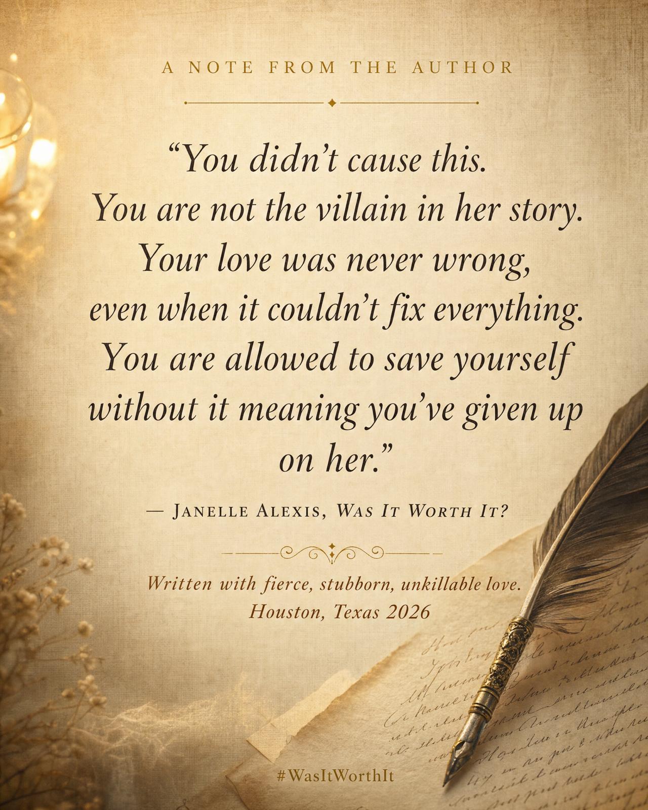 A Note From The Author